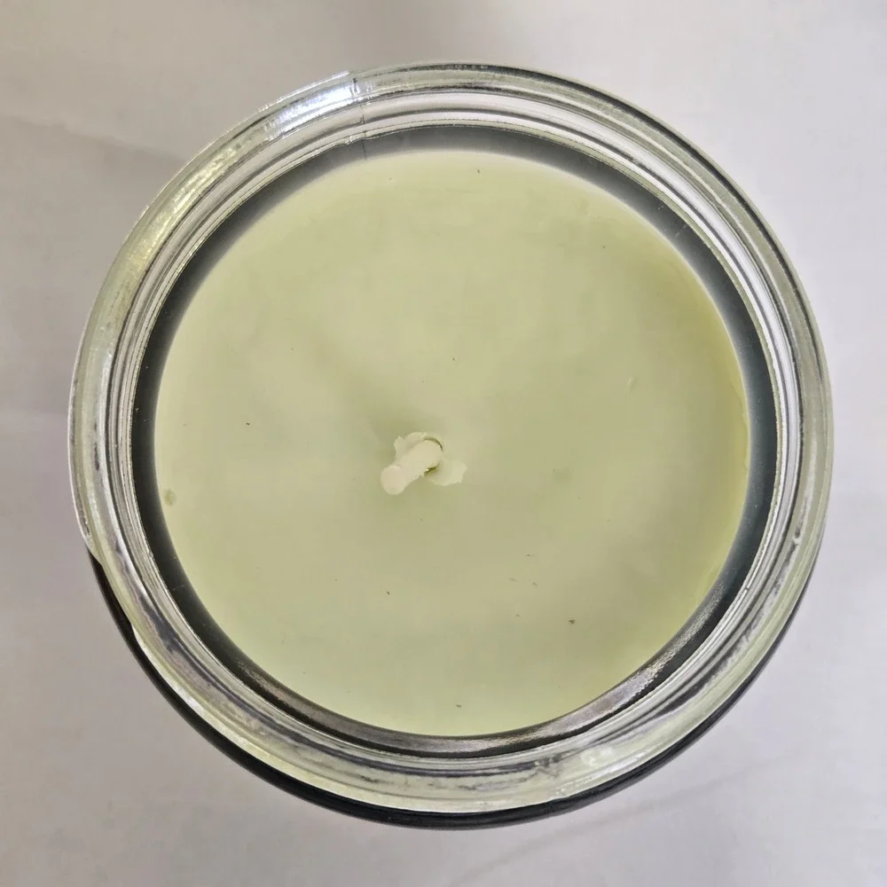 Huntington Home Soy Blend Cucumber Mint Leaf Scented Candle, 6.5 Oz, Single Wick